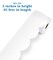 Carson Dellosa 65Ft of White Bulletin Board Borders, 1 Roll of Scalloped Paper Trim for Whiteboard, Cork and Posterboard, Party, Office Decorations, and Classroom Decor